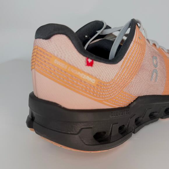 On Cloud Cloudrgo Running Sneakers Shoes Orange Black 55.98622 Women 10.5 - Picture 9 of 13